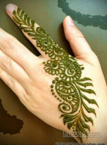 Рисунок тату хной для начинающих 28.11.2020 №076 -Henna tattoo drawing- tatufoto.com