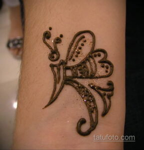 Рисунок тату хной для начинающих 28.11.2020 №086 -Henna tattoo drawing- tatufoto.com