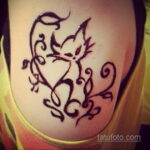 Рисунок тату хной для начинающих 28.11.2020 №087 -Henna tattoo drawing- tatufoto.com