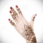 Рисунок тату хной для начинающих 28.11.2020 №096 -Henna tattoo drawing- tatufoto.com