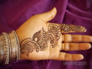 Рисунок тату хной для начинающих 28.11.2020 №097 -Henna tattoo drawing- tatufoto.com