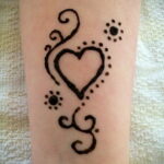 Рисунок тату хной для начинающих 28.11.2020 №099 -Henna tattoo drawing- tatufoto.com