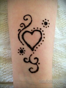 Рисунок тату хной для начинающих 28.11.2020 №099 -Henna tattoo drawing- tatufoto.com