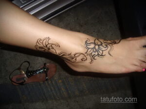 Рисунок тату хной для начинающих 28.11.2020 №103 -Henna tattoo drawing- tatufoto.com