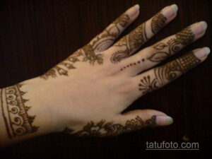 Рисунок тату хной для начинающих 28.11.2020 №106 -Henna tattoo drawing- tatufoto.com