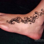 Рисунок тату хной для начинающих 28.11.2020 №111 -Henna tattoo drawing- tatufoto.com