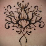 Рисунок тату хной для начинающих 28.11.2020 №113 -Henna tattoo drawing- tatufoto.com