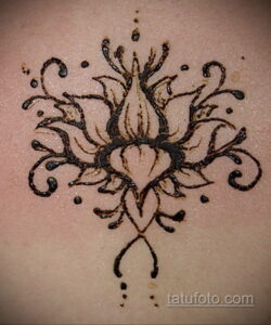 Рисунок тату хной для начинающих 28.11.2020 №113 -Henna tattoo drawing- tatufoto.com