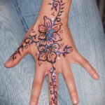 Рисунок тату хной для начинающих 28.11.2020 №116 -Henna tattoo drawing- tatufoto.com