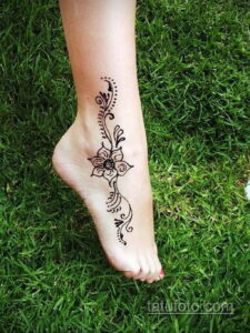 Рисунок тату хной для начинающих 28.11.2020 №128 -Henna tattoo drawing- tatufoto.com