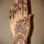 Рисунок тату хной для начинающих 28.11.2020 №134 -Henna tattoo drawing- tatufoto.com