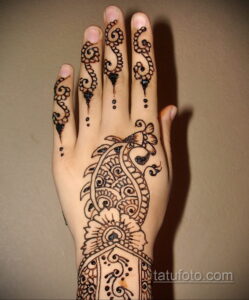 Рисунок тату хной для начинающих 28.11.2020 №134 -Henna tattoo drawing- tatufoto.com