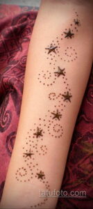 Рисунок тату хной для начинающих 28.11.2020 №139 -Henna tattoo drawing- tatufoto.com