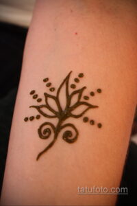 Рисунок тату хной для начинающих 28.11.2020 №140 -Henna tattoo drawing- tatufoto.com