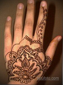 Рисунок тату хной для начинающих 28.11.2020 №145 -Henna tattoo drawing- tatufoto.com