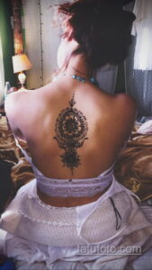 Рисунок тату хной для начинающих 28.11.2020 №170 -Henna tattoo drawing- tatufoto.com