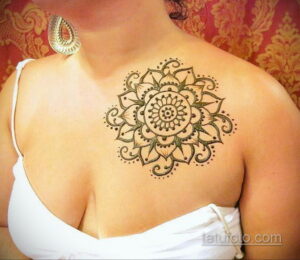 Рисунок тату хной для начинающих 28.11.2020 №195 -Henna tattoo drawing- tatufoto.com