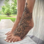 Рисунок тату хной для начинающих 28.11.2020 №196 -Henna tattoo drawing- tatufoto.com