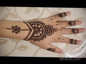 Рисунок тату хной для начинающих 28.11.2020 №206 -Henna tattoo drawing- tatufoto.com