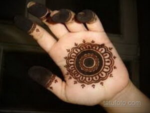 Рисунок тату хной для начинающих 28.11.2020 №208 -Henna tattoo drawing- tatufoto.com