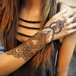 Рисунок тату хной для начинающих 28.11.2020 №210 -Henna tattoo drawing- tatufoto.com