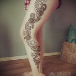 Рисунок тату хной для начинающих 28.11.2020 №221 -Henna tattoo drawing- tatufoto.com