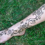 Рисунок тату хной для начинающих 28.11.2020 №222 -Henna tattoo drawing- tatufoto.com