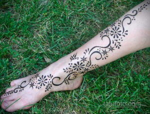 Рисунок тату хной для начинающих 28.11.2020 №222 -Henna tattoo drawing- tatufoto.com