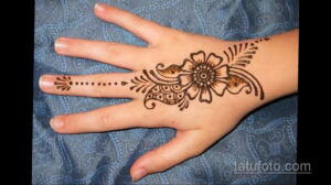 Рисунок тату хной для начинающих 28.11.2020 №225 -Henna tattoo drawing- tatufoto.com