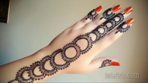 Рисунок тату хной для начинающих 28.11.2020 №230 -Henna tattoo drawing- tatufoto.com