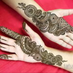 Рисунок тату хной для начинающих 28.11.2020 №238 -Henna tattoo drawing- tatufoto.com