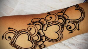 Рисунок тату хной для начинающих 28.11.2020 №241 -Henna tattoo drawing- tatufoto.com