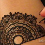 Рисунок тату хной для начинающих 28.11.2020 №242 -Henna tattoo drawing- tatufoto.com