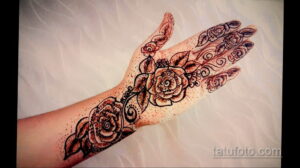 Рисунок тату хной для начинающих 28.11.2020 №246 -Henna tattoo drawing- tatufoto.com