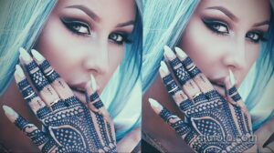 Рисунок тату хной для начинающих 28.11.2020 №247 -Henna tattoo drawing- tatufoto.com