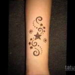 Рисунок тату хной для начинающих 28.11.2020 №250 -Henna tattoo drawing- tatufoto.com