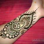 Рисунок тату хной для начинающих 28.11.2020 №257 -Henna tattoo drawing- tatufoto.com