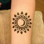 Рисунок тату хной для начинающих 28.11.2020 №276 -Henna tattoo drawing- tatufoto.com