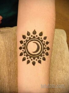 Рисунок тату хной для начинающих 28.11.2020 №276 -Henna tattoo drawing- tatufoto.com