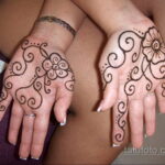 Рисунок тату хной для начинающих 28.11.2020 №286 -Henna tattoo drawing- tatufoto.com