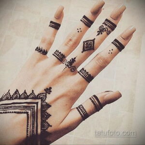 Рисунок тату хной для начинающих 28.11.2020 №287 -Henna tattoo drawing- tatufoto.com