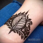 Рисунок тату хной для начинающих 28.11.2020 №288 -Henna tattoo drawing- tatufoto.com