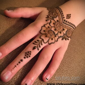 Рисунок тату хной для начинающих 28.11.2020 №292 -Henna tattoo drawing- tatufoto.com