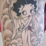 Фото ангельского рисунка тату 22.11.2020 №052 -Angelic tattoo- tatufoto.com
