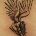 Фото ангельского рисунка тату 22.11.2020 №074 -Angelic tattoo- tatufoto.com