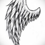 Фото ангельского рисунка тату 22.11.2020 №112 -Angelic tattoo- tatufoto.com