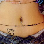Фото женской интимной тату 16.11.2020 №023 -female intimate tattoo- tatufoto.com