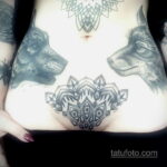 Фото женской интимной тату 16.11.2020 №027 -female intimate tattoo- tatufoto.com
