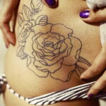 Фото женской интимной тату 16.11.2020 №085 -female intimate tattoo- tatufoto.com