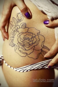 Фото женской интимной тату 16.11.2020 №085 -female intimate tattoo- tatufoto.com